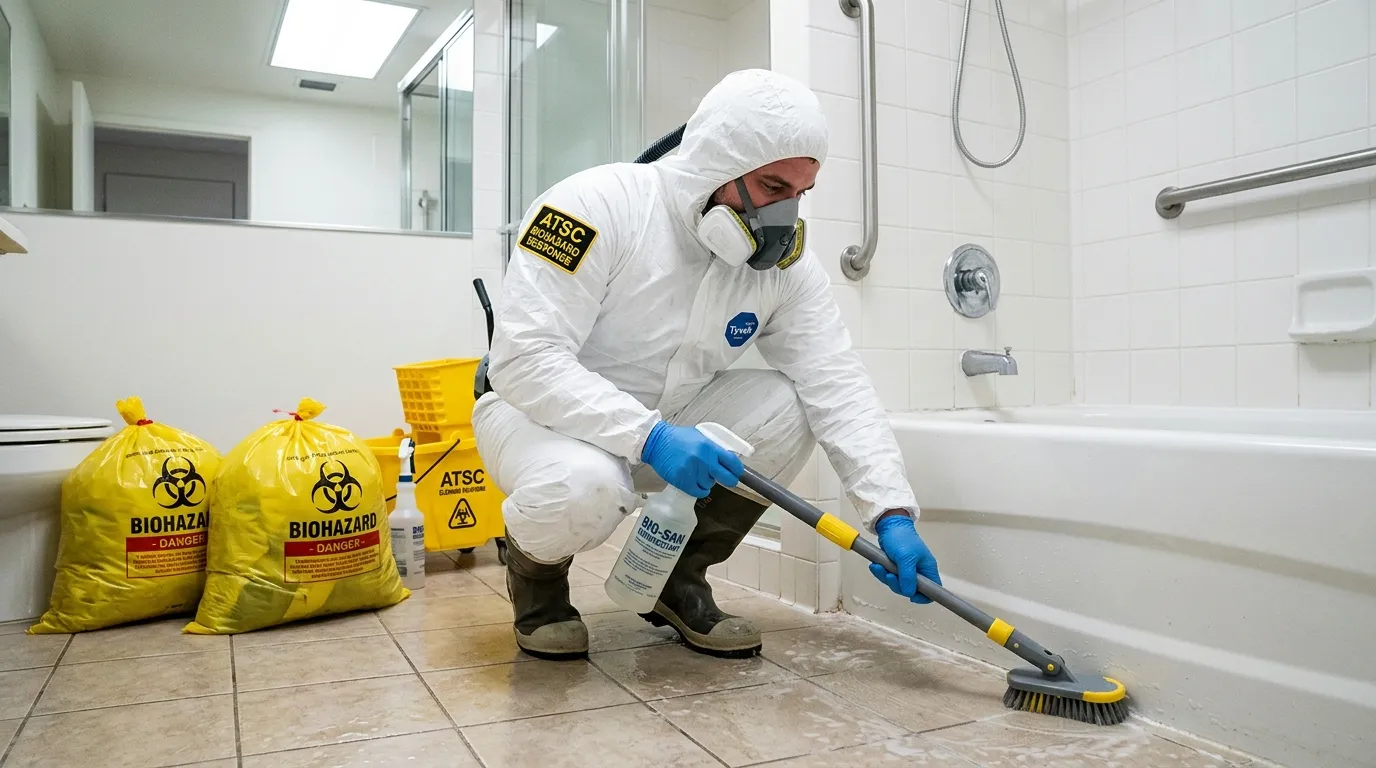 Decontamination equipment deployed for Blood Cleanup in Grosse Pointe Woods